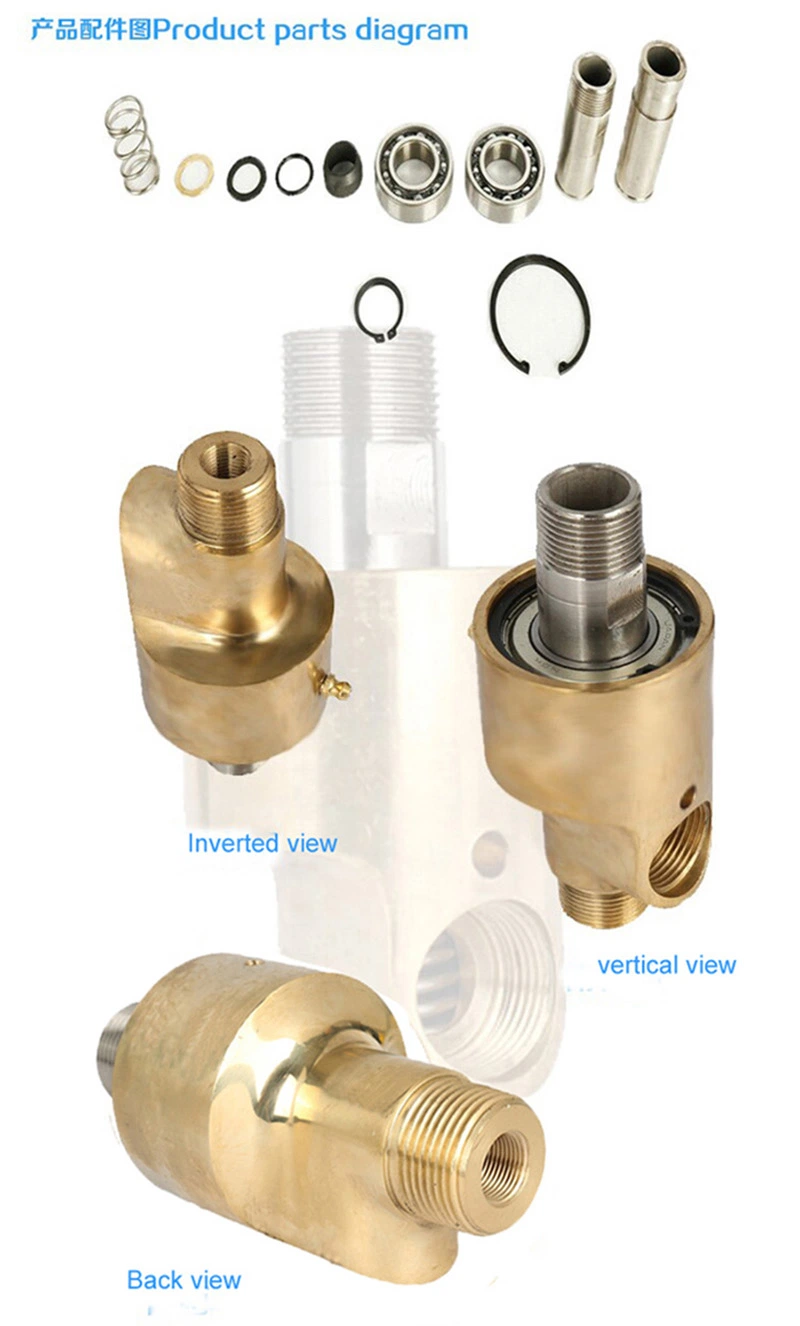 Copper Brass Steam Pneumatic Rotary Joint Union for Machinery