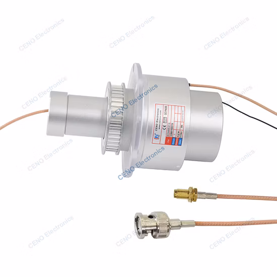 Bague collectrice de signal haute définition HDMI avec joint rotatif à fibre optique