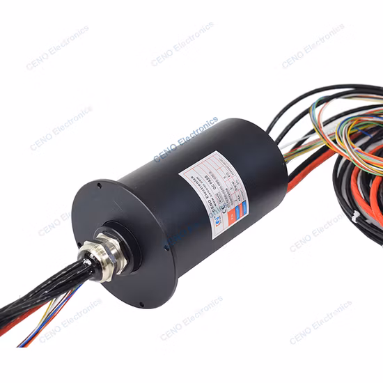 Bague collectrice intégrée compatible alimentation et Ethernet (3 circuits Ethernet)