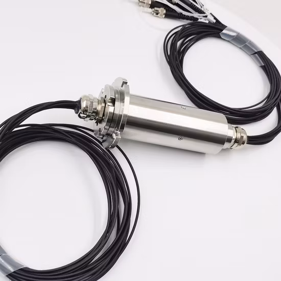 Joints rotatifs SMA femelle RF avec 2 canaux coaxiaux