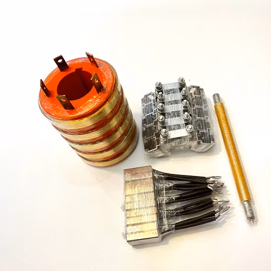 Bague collectrice étanche IP67 avec trou traversant, joint rotatif électrique ID150mm